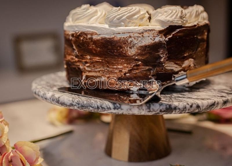 Soporte para Tartas de Mármol