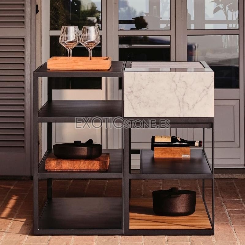 Mueble Exterior de Cocina Negro