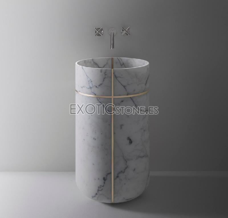 Lavabo Pedestal de Diseño Exotic Stone